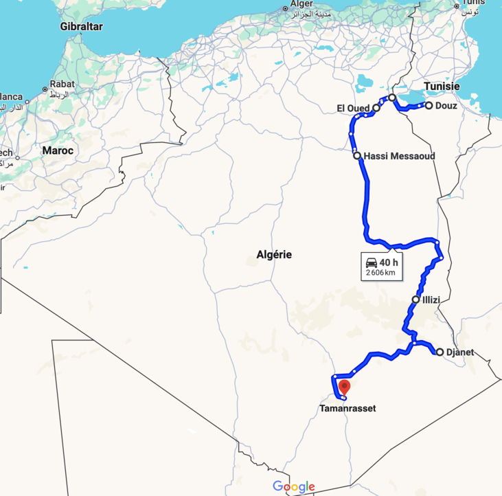 Raid 4x4 Tunisie-Agérie