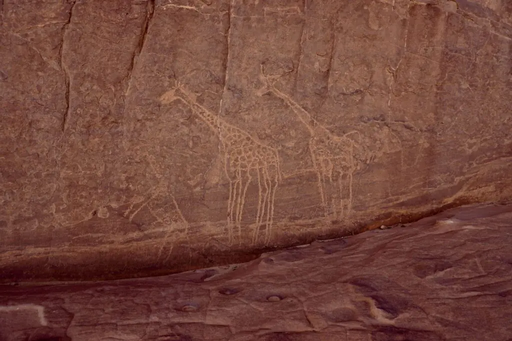 Tadrart Rouge – dunes et formations rocheuses, Djanet Algérie