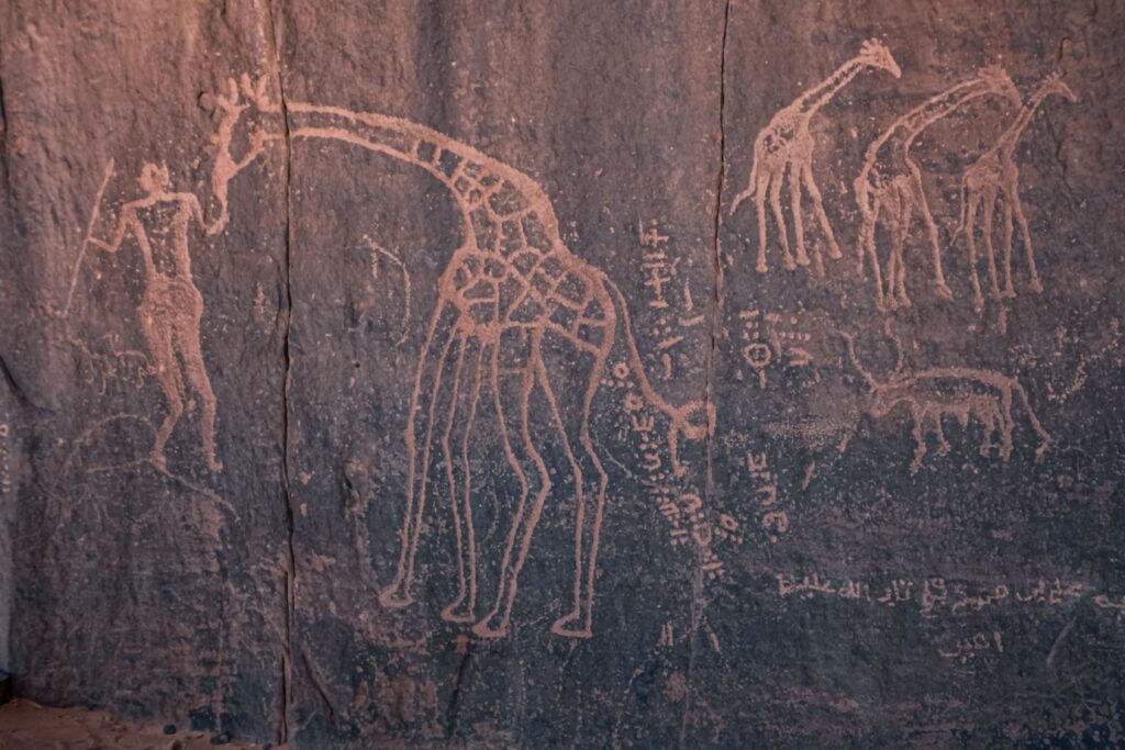 Djanet – coucher de soleil sur le Tassili n'Ajjer