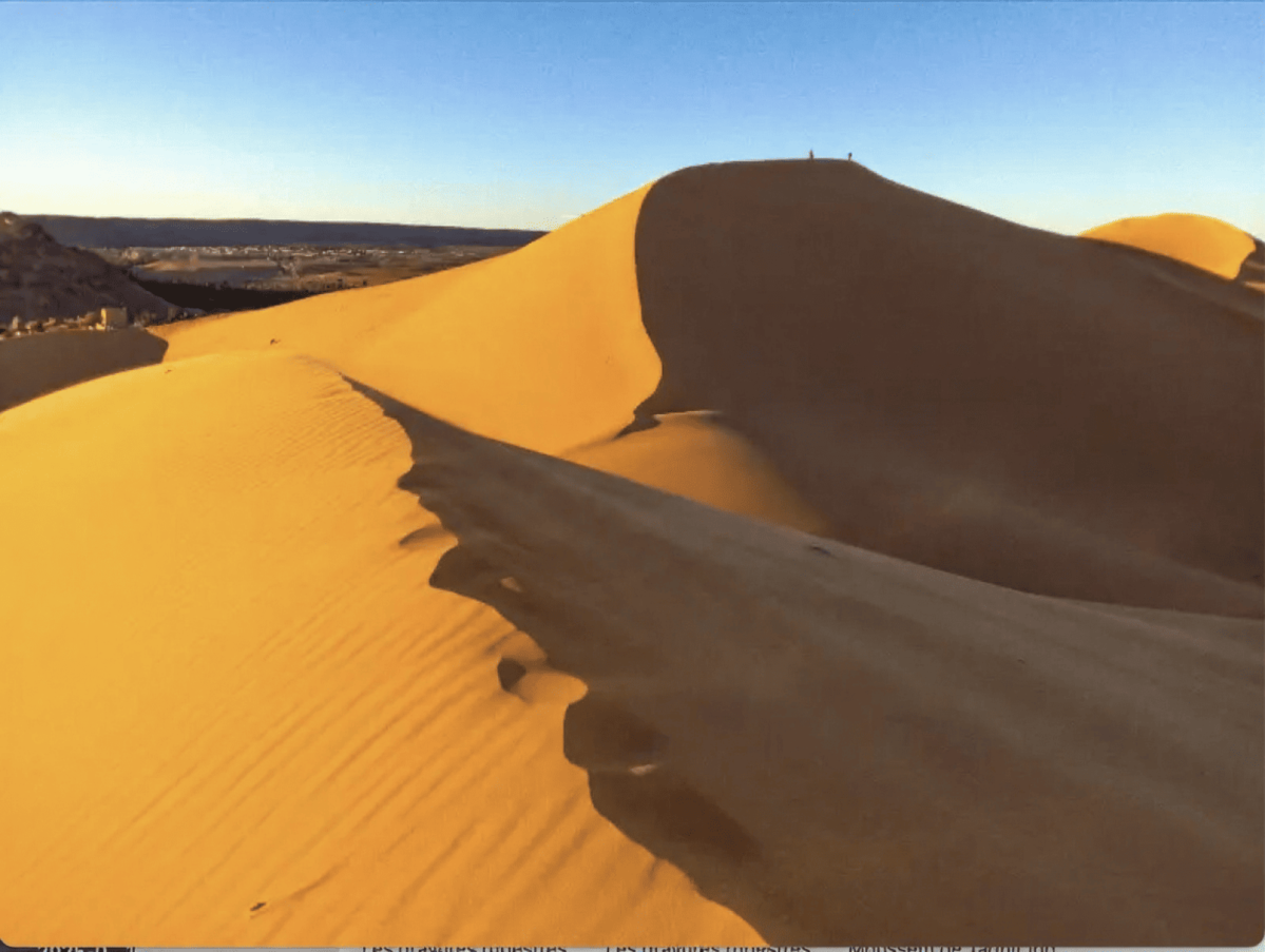 The Great Dune of Taghit — 190 metres, Saharan panorama