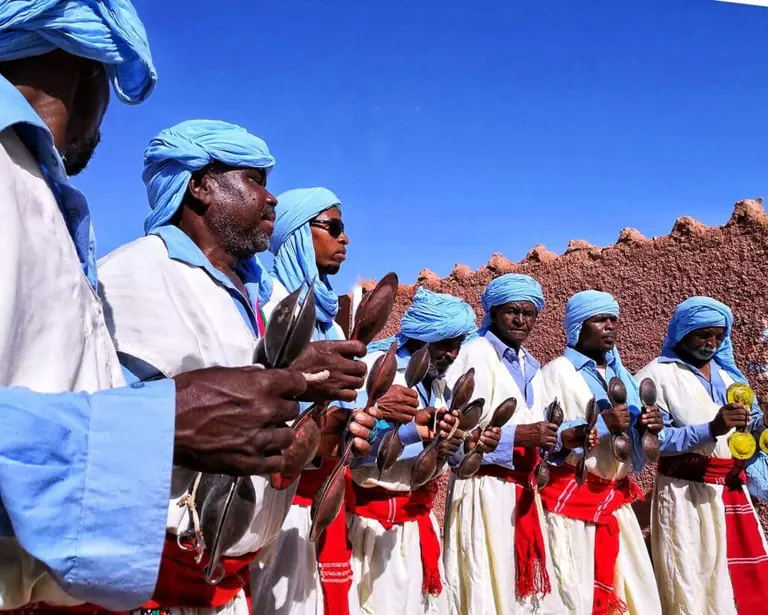 Cultural festival in Taghit — music, dance, and Saharan traditions