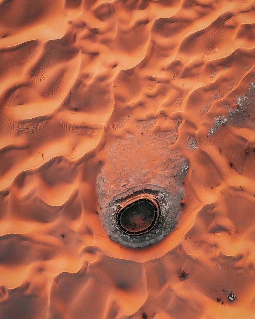 Sablothérapie – ensevelissement dans le sable chaud, Sahara algérien