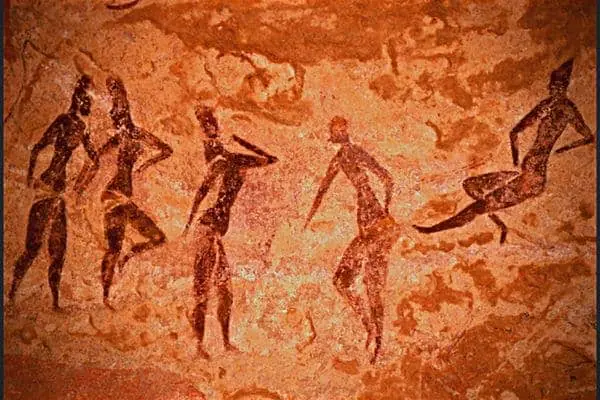 Sefar – peintures rupestres préhistoriques, Tassili n'Ajjer Algérie