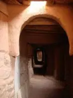 Vicoli e architettura in terra del ksar di Taghit