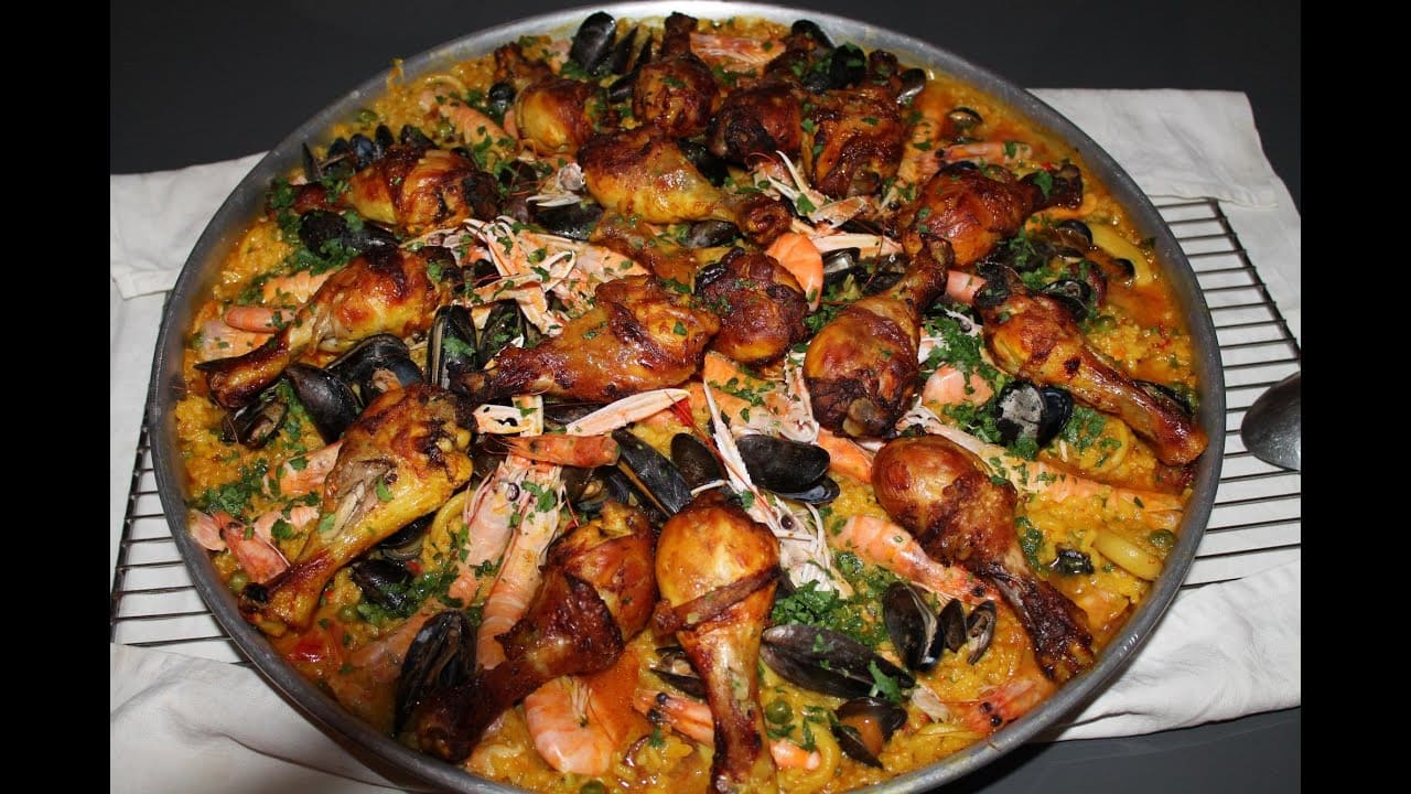 Paella oranaise