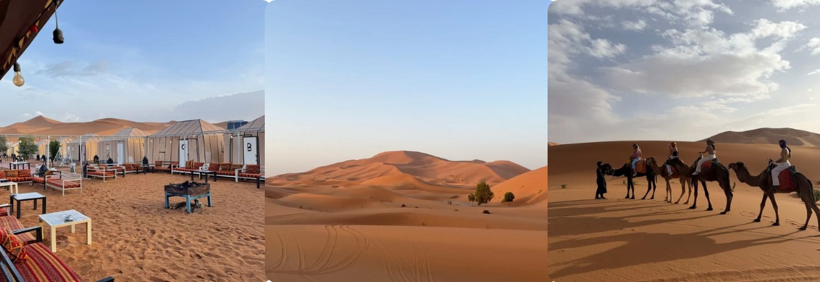 L'échelle et la diversité des paysages du désert algérien vs marocain