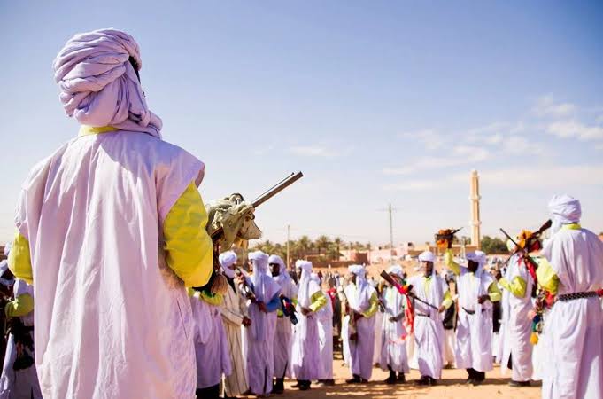 Espectáculos folclóricos del festival de Timimoun
