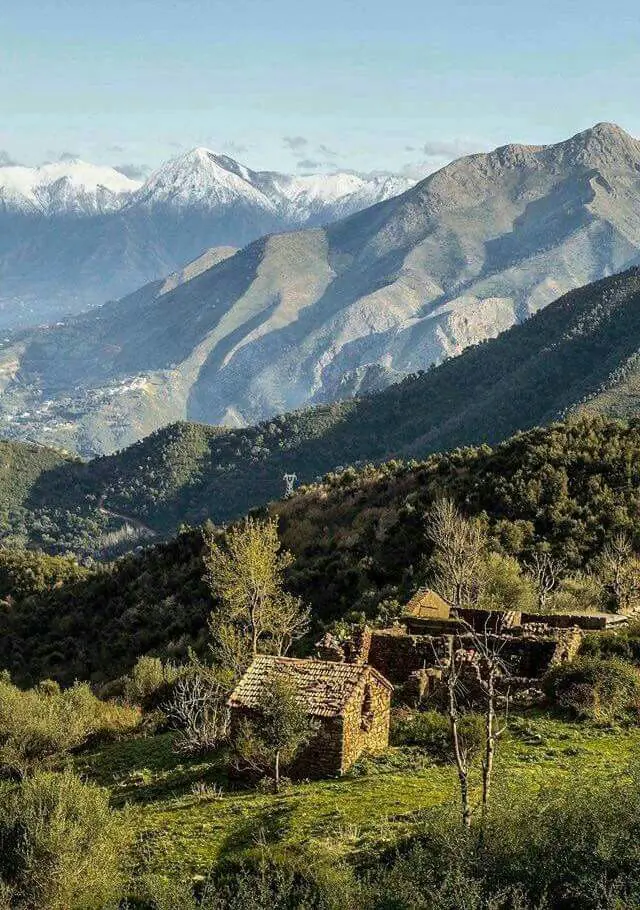 Kabylia - hilltop villages and the Djurdjura massif