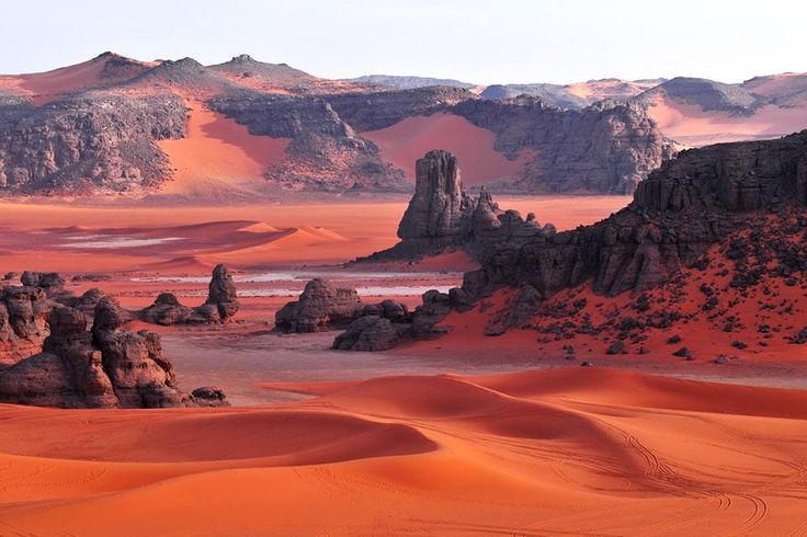 La Tadrart Rouge, décor du réveillon dans le Tassili n'Ajjer