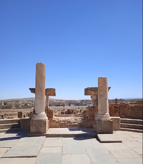 La biblioteca romana di Timgad, una delle due sole ritrovate