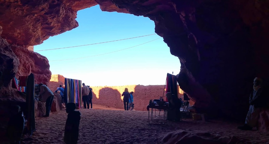 La gruta de Ighrizer en el oasis de Ouled Saïd, cerca de Timimoun