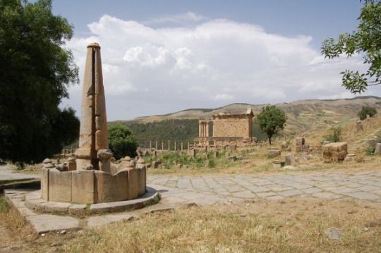 Il Foro dei Severi a Djemila, l'antica Cuicul