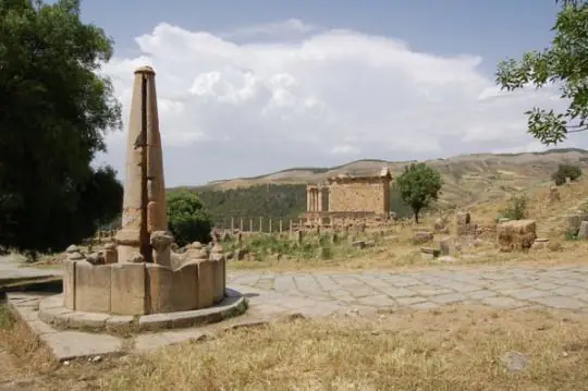The Severan Forum at Djemila, ancient Cuicul