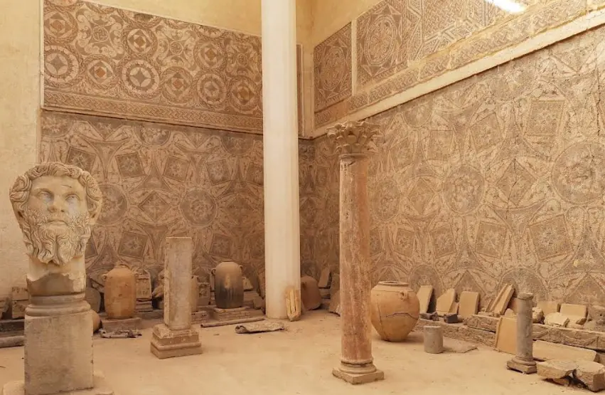 Mosaic of the Seasons and Months at the Djemila museum