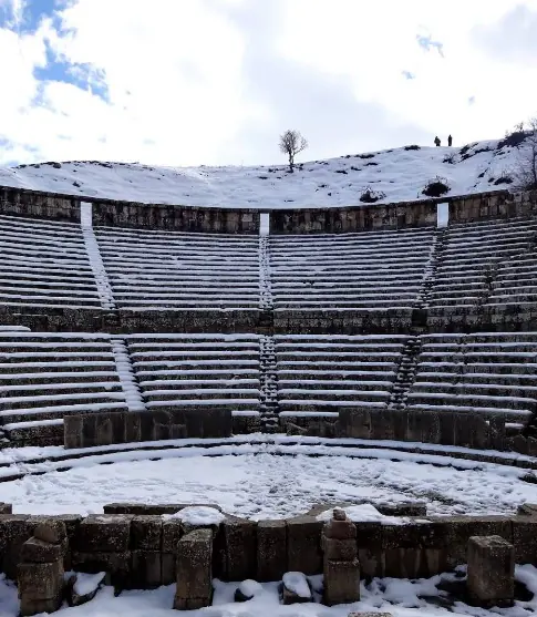 Theatre of Cuicul at Djemila - seating for 3,000 spectators