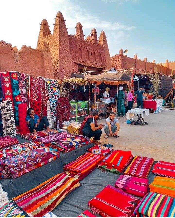 Los mercados de Timimoun - alfombras tejidas y artesanía del Gourara