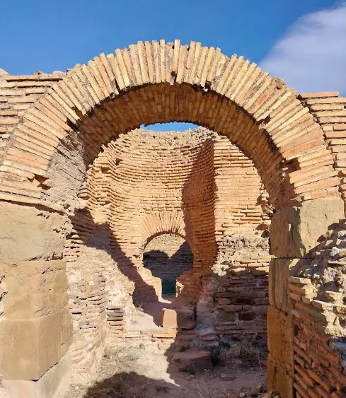Rooms of the Timgad baths, still clearly identifiable