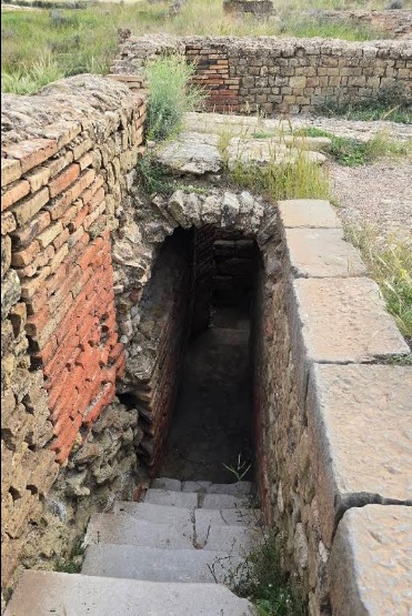Terme pubbliche di Timgad - vestigia delle vasche